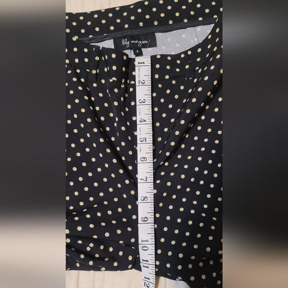 💚10for $10💚Bundle and save. Dressy polkadot pants by Lily Morgan - Picture 9 of 9